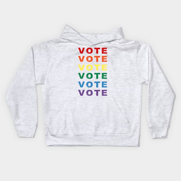 VOTE for Anyone But Trump Blue No Matter Who Independent Voters for the Earth Kids Hoodie by gillys